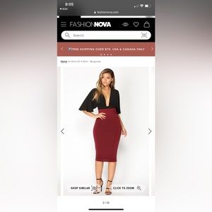 Fashionova pencil skirt